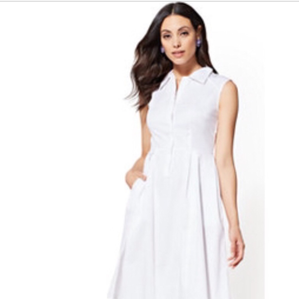 New York & Company Eva Mendes Shirt Dress